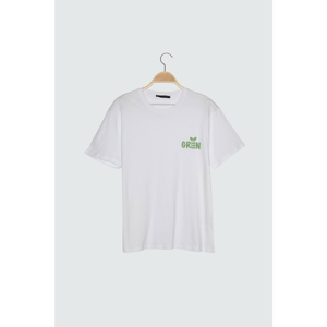 Trendyol White Male Regular Fit T-Shirt