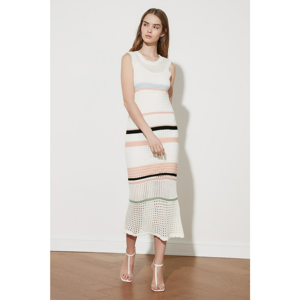 Trendyol Ecru Knitwear Dress