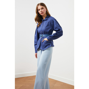 Trendyol Jacket - Blue - Regular