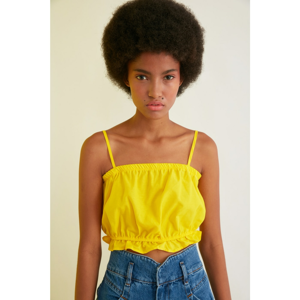 Trendyol Yellow Strap Blouse