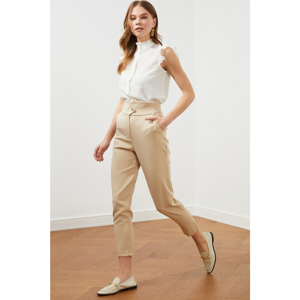 Trendyol Stone Waist Detail Pants