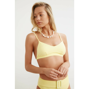 Trendyol Yellow Bikini Top