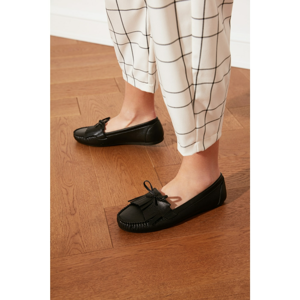 Trendyol Black Fringed Women's Loafer Shoes