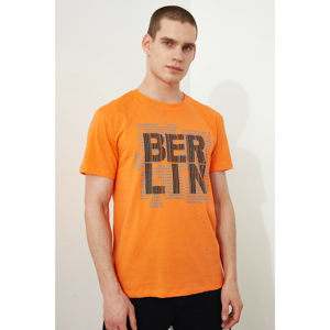 Trendyol Orange Men's Regular Fit T-Shirt