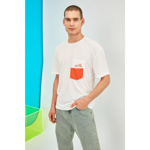 Trendyol White Male T-Shirt Regular Fit