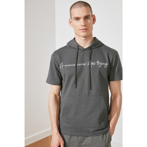 Trendyol Anthracite Men's Regular Fit T-Shirt