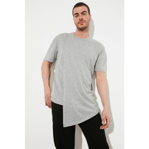 Trendyol Gray Male T-Shirt