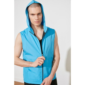 Trendyol Blue Male Regular Fit Sweatshirt