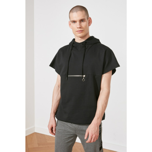 Trendyol Sweatshirt - Black - Regular