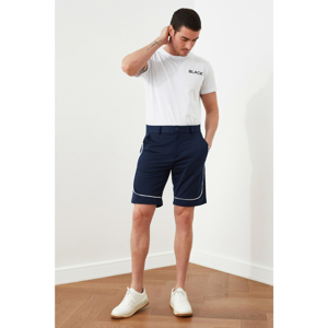 Trendyol Navy Blue Men's Regular Fit Shorts & Bermuda