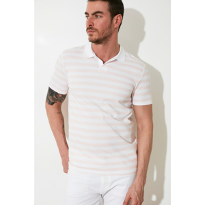 Trendyol White Men's Polo Neck Slim Fit T-shirt