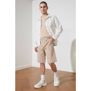 Trendyol Beige Men's Relax Fit Shorts & Bermuda