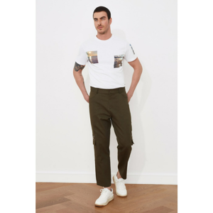 Trendyol Khaki Male Multi-Pocket Belt Certain Pants