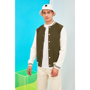 Trendyol Green Men's Color Block Coat