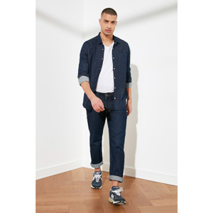 Trendyol Jeans - Navy blue - Normal Waist