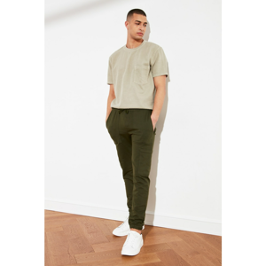 Trendyol Khaki Men's Regular Fit Tracksuit bottom