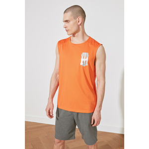 Trendyol Orange Male Oversize Fit Zero Arm Athlete