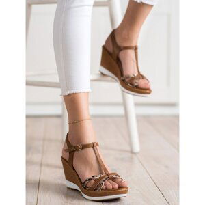 SERGIO LEONE WEDG SANDALS