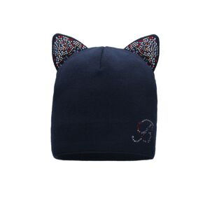 Barbaras Baby Girl Hat BX57/0 Navy Blu