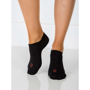 Women´s black cotton socks