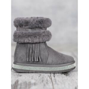 SNOW BOOTS WITH FRINGES