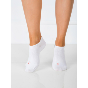 White cotton women´s socks