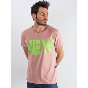Dirty pink men's T-shirt