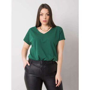 Women's T-shirt with a V-neckline and a V-neckline