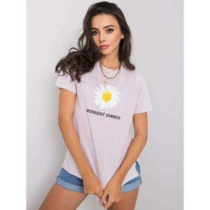 Lilac T-shirt with patch Betsy