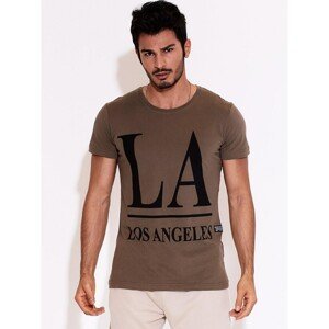 Men's T-shirt LOS ANGELES olive