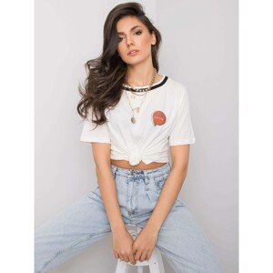 Ecru cotton T-shirt Elianna RUE PARIS