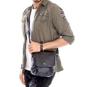 Black men´s shoulder bag