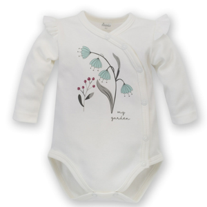 Pinokio Kids's My Garden Buttoned Longsleeve Bodysuit