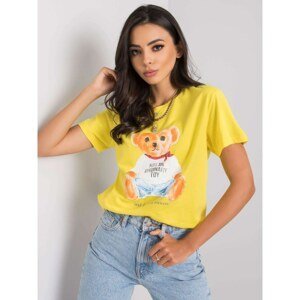 Yellow T-shirt with print