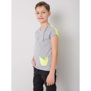 DODO KIDS Gray and yellow t-shirt for a boy