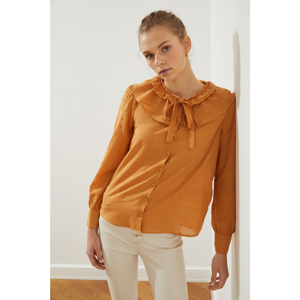 Trendyol Mink Collar Detailed Shirt