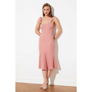 Trendyol Rose Dry Hanger Detail Dress