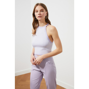 Trendyol Lilac Sleeveless Knitwear Blouse