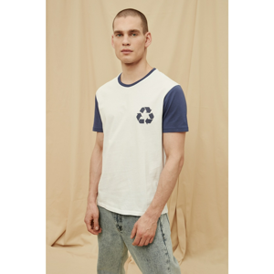 Trendyol Navy Blue Male 100% Organic Cotton T-Shirt