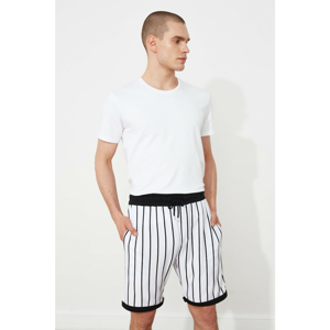 Trendyol White Male Regular Fit Shorts & Bermuda