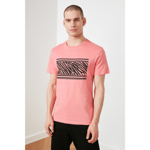 Trendyol Rose Dry Male Slim Fit Short Sleeve Printed T-Shirt