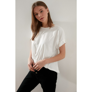 Trendyol Knitted Blouse with Ecru Slit