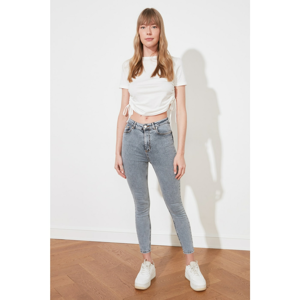 Trendyol Blue High Waist Skinny Jeans