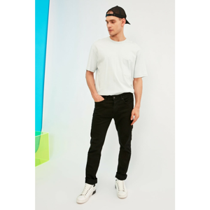 Trendyol Black Male Skinny Fit License Jeans