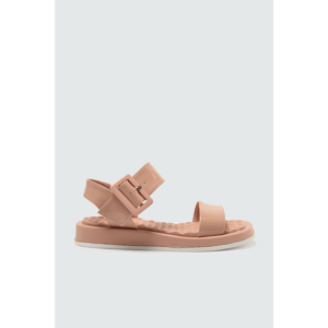 Trendyol Rugan Women's Sandals with Salmon Thick Base Buckle
