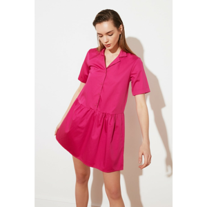 Trendyol Fuchsia Shirt Dress