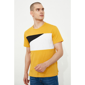 Trendyol Yellow Men's Regular Fit T-Shirt