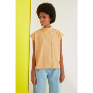 Trendyol Camel Tying Detail Blouse