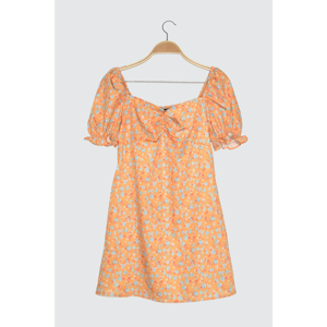 Trendyol Yellow Petite Collar Detail Dress