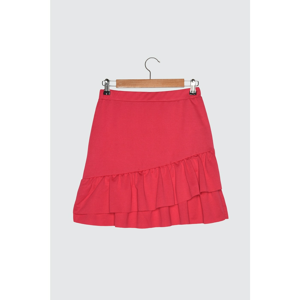 Trendyol Fuchsia Mini Knitted Skirt